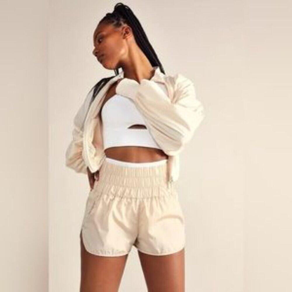 FP Movement The Way Home Shorts Tahitian Vanilla Athletic Size M